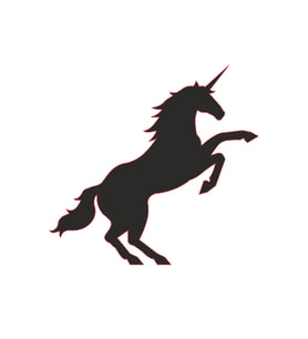 UNICORN FOLYO STİCKER 60cm Uzunluk (Karışık)