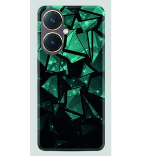 Vivo Y27 Kılıf Desenli Silikon Green Prizmas 1348