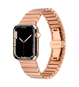 Apple Watch 42mm Kordon KRD-79 Metal Kordon (Rose)