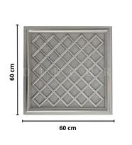Led Döşenebilir Asma Tavan Uyumlu 60*60 Tavan Paneli (Gümüş)