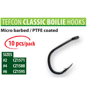 CZ 1588 Tefcon Klasik Boilie Olta İğnesi #4 (10 Parça)