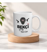 Kişiye Özel İsimli Bekçi Meslek Kupa Bardak