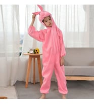 Çocuk Tşan Kostümü Pembe Renk 4-5 Yaş 100 cm