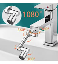 Lunaev 1080 Derece Dönebilen Mutfak ve Lavabo Bataryası Akrobat Musluk Ucu