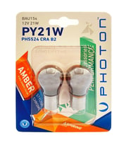 Photon P21W Uyumlu Chrome 12V 93 Turuncu Ph5524 Cra B2 (Karışık)