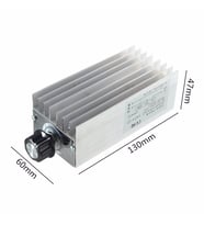 AC 220V 10000W Dimmer-Hız Kontrol Devresi-Voltaj Regülatörü-SCR Elektrikli Fırın Rezistans Su Isıtıcı