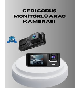 Northcity 3 Kameralı 1080P Araç Kayıt Cihazı - Park Modlu Ön & Arka Kamera + 2’’ Ekran