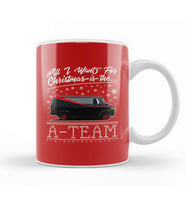 All I Want For Christmas Is The A Team Kupa Bardak Porselen