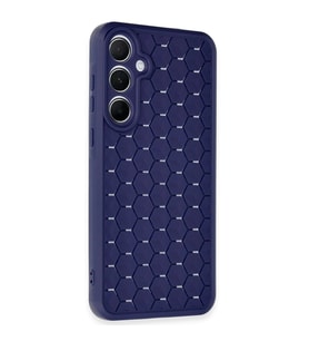 Galaxy A55 5g Kılıf Petek  Kapak - Lacivert
