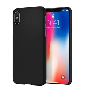 Apple iPhone XS İnce Mat Silikon Kılıf Siyah