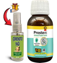 Prostavec: 1 Adet Erkeklere Özel Likit Formül 50 M Şurup + 30 ml Çörek Otu Yağı
