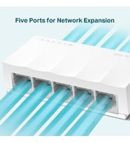 TP-LINK LS1005 5 port Mbit Desktop Yönetilemez Plastik Kasa Switch