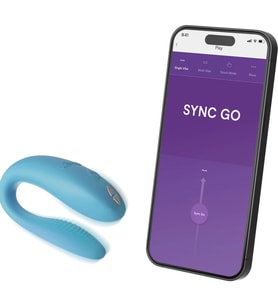 We-Vibe Sync Go Giyilebilir Turkuaz Vibratör