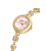 Polo Air Pembe Renkli Taş Detaylı Kadın Kol Saati Gold Renk PL-1608B1x