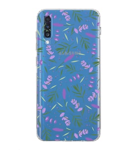 PrintiFy Samsung Galaxy A70 ile Uyumlu Water Color 3  Kamera Korumalı Şeffaf  Kılıf