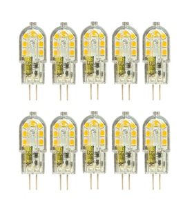 (10 Adet) Osaka 12Volt 3W Sarı Işık (3000K) G4 Duylu Led Kapsül Ampul