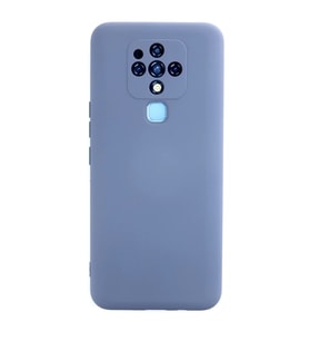 Camon 16 Kılıf Nano içi Kadife Silikon - Gri