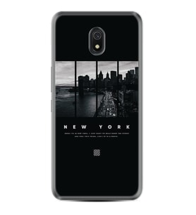 Xiaomi Redmi 8A 8 Pro 9C 9T 10C 11T Pro Kılıf Desenli Silikon New York 1612