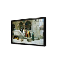 Semerkand Avlusu Çerçeveli Cam Tablo