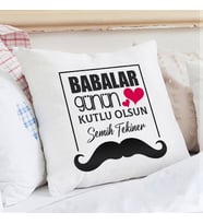 Kişiye Özel Babalar Günü Hediyesi Yastık