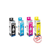 Ecotank L382 Siyah Ve Renkli orjinal Mürekkep Kartuş Takımı,
