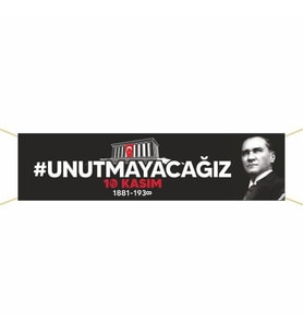10 Kasım Atatürk'ü Anma Pankartları-001 (Kırmızı)