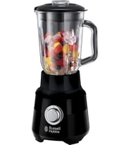 Hobbs 24722-56 blender [1,5 l cam kap] mat siyah (güçlü 0.9PS motor, darbe/buz kırma fonksiyonu, paslanmaz çelik bıçak, BPA içermeyen mikser, elektrikli parçalayıcı, Smoothie makinesi)