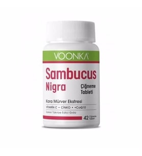 Voonka Sambucus Nigra 42 Çiğneme Tablet