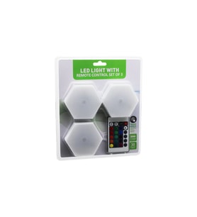 3PCS - ALTIGEN - RGB   KUMANDALI - PİLLİ - DOKUNMATİK  LAMBA SETİ  6 LED GO-53-vice 00822