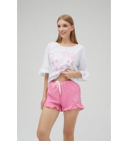 Lisanslı Şortlu Kısa Kol Pijama Takımı (Çok Renkli)