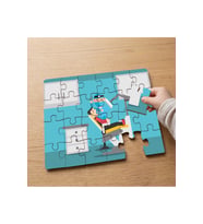 Diş Hekimi - Dentist Tasarımlı 24 Parça Ahşap Çocuk Puzzle