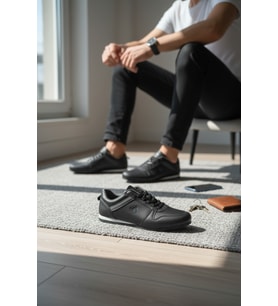 Enoch Erkek Günlük Spor Ayakkabı Minimalist Sneaker Şerit Detaylı Rahat Kalıp