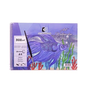Alex Schoeller Art Watercolour Pad A4 Spiralli Suluboya Defteri 300 gr 12 yp 