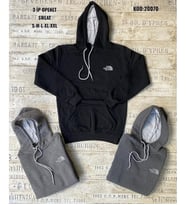 Erkek Fermuarsız Kapşonlu Sweatshirt GRİ  Renk (Kurşun Gri)
