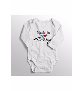 Made In Turkey Baskılı Bebek Zıbını