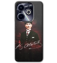 İnfinix Hot 40i Kılıf HD Desen Baskılı Kılıf - Kemal Atatürk