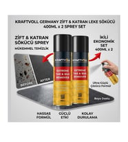 Zift Katran ve Yapışkan Leke Sökücü Sprey 400 ml x 2 Adet - İkili Ekonomik Set