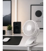 360 Derece Ayarlanabilir Sessiz Çalışan Mandallı Fan