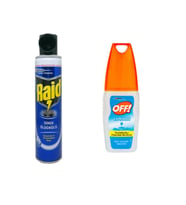 RAİD SİNEK ÖLDÜRÜCÜ SPREY 300 ML + RAİD OFF AQUA PUMP SPREY 100 ML