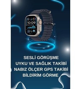 Akıllı Saat Bluetooth Bağlantılı Nfc Ve Gps Uyumlu Nabız Ölçer Sesli Görüşme