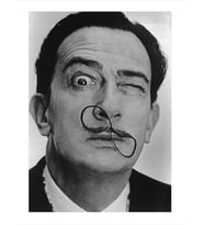 Salvador Dali Dekoratif ahşap Tablo