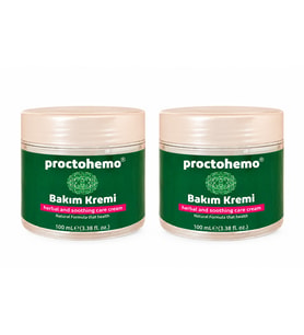 Proctohemo Bitkisel Bakım Kremi 100 ML – Cilt Bakım Kremi x2