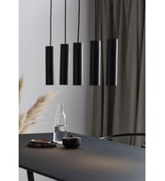 MYLİGHTS  PANASONIC AMPULLÜ  SIRALI MASA ÜSTÜ BEŞLİ SARKIT AVİZE  GU10  LED ampul. Gün isigi dahildir