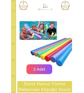 #YüzmeKöpüğü Pratik Katlanabilir Havuz Yüzme Makarnası Köpüğü Sosisi - 2 Adet