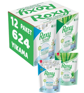 Dalan Roxy Bio Clean Sabun Tozu Karma Set 9.6+9.6Kg:19.2KG Bahar Çiçekleri+Aloe Vera (624 Yıkama)