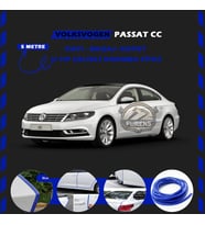 Volksvogen Passat cc Oto Araç Kapı Koruma Fitili 5metre Parlak Mavi Renk