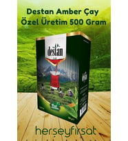 Amber Destan Özel Üretim Hediyelik Siyah Dökme Çay 500 Gram