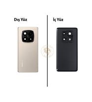 Yapıştırıcı Redmi Note 14 Plus 5G Lensli Gold Yapıştırıcı Arka Pil Kapağı + B-7000 Yapıştırıcı