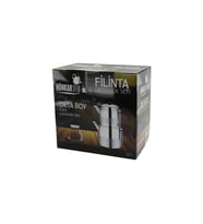 FİLİNTA ORTA BOY ÇELİK ÇAYDANLIK SETİ ÇİFT KAPAKLI RENKLİ BAKALİT KULP ÜST DEMLİK: 1.25LT - ALT SULUK: 2.25LT KENDİNDEN SÜZGEÇLİ (5343)