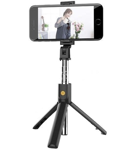 Selfie ÇubuğuBluetooth   Uzaktan Kumandalı  Selfie Çubuğu 3 Ayaklı 60 cm Tripod